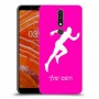 רץ כיסוי מגן קשיח בעיצוב אישי עם השם שלך ל Nokia 3.1 Plus יחידה אחת סקרין מובייל