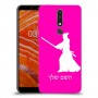 סמוראי כיסוי מגן קשיח בעיצוב אישי עם השם שלך ל Nokia 3.1 Plus יחידה אחת סקרין מובייל