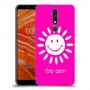 שמש כיסוי מגן קשיח בעיצוב אישי עם השם שלך ל Nokia 3.1 Plus יחידה אחת סקרין מובייל
