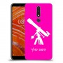 טלסקופ כיסוי מגן קשיח בעיצוב אישי עם השם שלך ל Nokia 3.1 Plus יחידה אחת סקרין מובייל