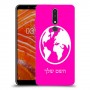 עולם כיסוי מגן קשיח בעיצוב אישי עם השם שלך ל Nokia 3.1 Plus יחידה אחת סקרין מובייל
