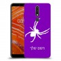 עכביש כיסוי מגן קשיח בעיצוב אישי עם השם שלך ל Nokia 3.1 Plus יחידה אחת סקרין מובייל
