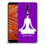 יוגה כיסוי מגן קשיח בעיצוב אישי עם השם שלך ל Nokia 3.1 Plus יחידה אחת סקרין מובייל