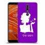 אישה אהבה כיסוי מגן קשיח בעיצוב אישי עם השם שלך ל Nokia 3.1 Plus יחידה אחת סקרין מובייל