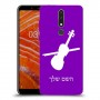 כינור כיסוי מגן קשיח בעיצוב אישי עם השם שלך ל Nokia 3.1 Plus יחידה אחת סקרין מובייל
