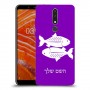 דגים כיסוי מגן קשיח בעיצוב אישי עם השם שלך ל Nokia 3.1 Plus יחידה אחת סקרין מובייל