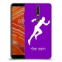 רץ כיסוי מגן קשיח בעיצוב אישי עם השם שלך ל Nokia 3.1 Plus יחידה אחת סקרין מובייל