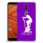 שוליים - אישה כיסוי מגן קשיח בעיצוב אישי עם השם שלך ל Nokia 3.1 Plus יחידה אחת סקרין מובייל