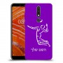 שחקן כדורעף כיסוי מגן קשיח בעיצוב אישי עם השם שלך ל Nokia 3.1 Plus יחידה אחת סקרין מובייל