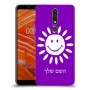 שמש כיסוי מגן קשיח בעיצוב אישי עם השם שלך ל Nokia 3.1 Plus יחידה אחת סקרין מובייל