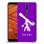 טלסקופ כיסוי מגן קשיח בעיצוב אישי עם השם שלך ל Nokia 3.1 Plus יחידה אחת סקרין מובייל