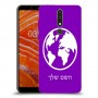 עולם כיסוי מגן קשיח בעיצוב אישי עם השם שלך ל Nokia 3.1 Plus יחידה אחת סקרין מובייל
