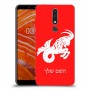 גדי כיסוי מגן קשיח בעיצוב אישי עם השם שלך ל Nokia 3.1 Plus יחידה אחת סקרין מובייל