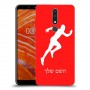 רץ כיסוי מגן קשיח בעיצוב אישי עם השם שלך ל Nokia 3.1 Plus יחידה אחת סקרין מובייל