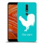 תרנגול כיסוי מגן קשיח בעיצוב אישי עם השם שלך ל Nokia 3.1 Plus יחידה אחת סקרין מובייל