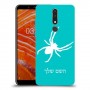 עכביש כיסוי מגן קשיח בעיצוב אישי עם השם שלך ל Nokia 3.1 Plus יחידה אחת סקרין מובייל