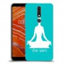 יוגה כיסוי מגן קשיח בעיצוב אישי עם השם שלך ל Nokia 3.1 Plus יחידה אחת סקרין מובייל