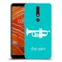 חצוצרה כיסוי מגן קשיח בעיצוב אישי עם השם שלך ל Nokia 3.1 Plus יחידה אחת סקרין מובייל