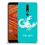 עקרב כיסוי מגן קשיח בעיצוב אישי עם השם שלך ל Nokia 3.1 Plus יחידה אחת סקרין מובייל