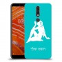 בתולה כיסוי מגן קשיח בעיצוב אישי עם השם שלך ל Nokia 3.1 Plus יחידה אחת סקרין מובייל