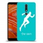 רץ כיסוי מגן קשיח בעיצוב אישי עם השם שלך ל Nokia 3.1 Plus יחידה אחת סקרין מובייל