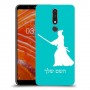 סמוראי כיסוי מגן קשיח בעיצוב אישי עם השם שלך ל Nokia 3.1 Plus יחידה אחת סקרין מובייל