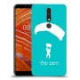 צניחה חופשית כיסוי מגן קשיח בעיצוב אישי עם השם שלך ל Nokia 3.1 Plus יחידה אחת סקרין מובייל