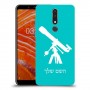 טלסקופ כיסוי מגן קשיח בעיצוב אישי עם השם שלך ל Nokia 3.1 Plus יחידה אחת סקרין מובייל