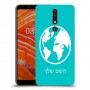 עולם כיסוי מגן קשיח בעיצוב אישי עם השם שלך ל Nokia 3.1 Plus יחידה אחת סקרין מובייל
