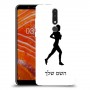 ג'וגלין - אישה כיסוי מגן קשיח בעיצוב אישי עם השם שלך ל Nokia 3.1 Plus יחידה אחת סקרין מובייל