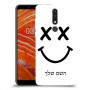 סמיילי כיסוי מגן קשיח בעיצוב אישי עם השם שלך ל Nokia 3.1 Plus יחידה אחת סקרין מובייל