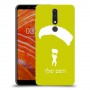 צניחה חופשית כיסוי מגן קשיח בעיצוב אישי עם השם שלך ל Nokia 3.1 Plus יחידה אחת סקרין מובייל
