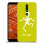שלד כיסוי מגן קשיח בעיצוב אישי עם השם שלך ל Nokia 3.1 Plus יחידה אחת סקרין מובייל