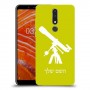 טלסקופ כיסוי מגן קשיח בעיצוב אישי עם השם שלך ל Nokia 3.1 Plus יחידה אחת סקרין מובייל
