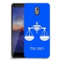 מאזניים כיסוי מגן קשיח בעיצוב אישי עם השם שלך ל Nokia 3.1 יחידה אחת סקרין מובייל