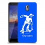 ילד סקייטבורד כיסוי מגן קשיח בעיצוב אישי עם השם שלך ל Nokia 3.1 יחידה אחת סקרין מובייל