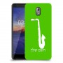 סקספון כיסוי מגן קשיח בעיצוב אישי עם השם שלך ל Nokia 3.1 יחידה אחת סקרין מובייל