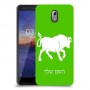 שור כיסוי מגן קשיח בעיצוב אישי עם השם שלך ל Nokia 3.1 יחידה אחת סקרין מובייל