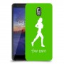 ג'וגלין - אישה כיסוי מגן קשיח בעיצוב אישי עם השם שלך ל Nokia 3.1 יחידה אחת סקרין מובייל