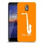 סקספון כיסוי מגן קשיח בעיצוב אישי עם השם שלך ל Nokia 3.1 יחידה אחת סקרין מובייל
