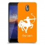 קשת כיסוי מגן קשיח בעיצוב אישי עם השם שלך ל Nokia 3.1 יחידה אחת סקרין מובייל