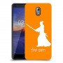 סמוראי כיסוי מגן קשיח בעיצוב אישי עם השם שלך ל Nokia 3.1 יחידה אחת סקרין מובייל