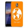 עולם כיסוי מגן קשיח בעיצוב אישי עם השם שלך ל Nokia 3.1 יחידה אחת סקרין מובייל