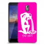דלי כיסוי מגן קשיח בעיצוב אישי עם השם שלך ל Nokia 3.1 יחידה אחת סקרין מובייל