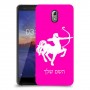 קשת כיסוי מגן קשיח בעיצוב אישי עם השם שלך ל Nokia 3.1 יחידה אחת סקרין מובייל