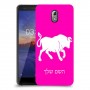 שור כיסוי מגן קשיח בעיצוב אישי עם השם שלך ל Nokia 3.1 יחידה אחת סקרין מובייל