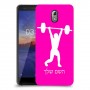 הרמת משקולות כיסוי מגן קשיח בעיצוב אישי עם השם שלך ל Nokia 3.1 יחידה אחת סקרין מובייל