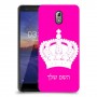 כתר מלכותי כיסוי מגן קשיח בעיצוב אישי עם השם שלך ל Nokia 3.1 יחידה אחת סקרין מובייל