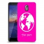 עולם כיסוי מגן קשיח בעיצוב אישי עם השם שלך ל Nokia 3.1 יחידה אחת סקרין מובייל