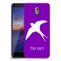ציפור לבלוע כיסוי מגן קשיח בעיצוב אישי עם השם שלך ל Nokia 3.1 יחידה אחת סקרין מובייל